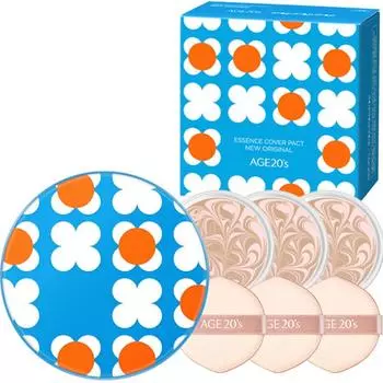 Age to Wenness Drop Drop Drop 2 Case + New Original Refill Set 3p, Blue, No. 21 Розовый Латте (пакт), 1 комплект