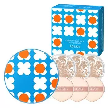 Age to Wenness Drop Drop Drop 2 Case + New Original Refill Set 3p, Blue, No. 21 Белый Латте (пакт), 1 комплект