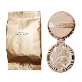 Age to Wenness Essence Cover Pact Aurora Gold Edition Сменный блок, HG No. 23 Сменный блок, 1 шт.