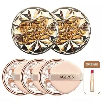 Age to Wenness Essence Cover Pact Royal Gold, 1 набор, нет. 21 + Сыворотка для губ