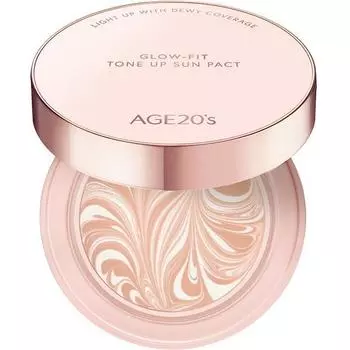 Age to Wenness Glow Fit Tone Up Sun Pact SPF50+ PA++++, 12,5 г, 1 шт. Популярная корейская косметика