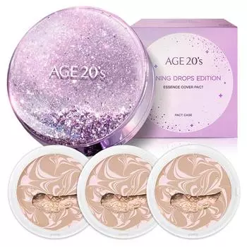 Age to Wenness Shining Drop Pact Edition Case + Refill 12.5gx 3p, No. 13, 1 комплект