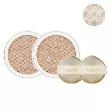 Age to Wenness Silk High Cover Cushion Refill 2 pcs, Silk No. 21, 2 pcs.
