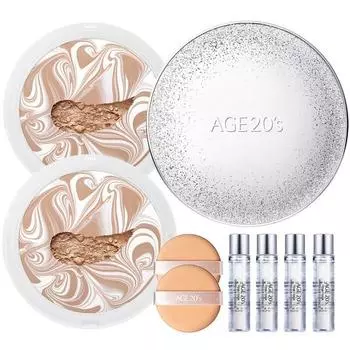 Age Two Wenice Spa Class + сменный блок 12,5 г x 2 шт + ампула 10 мл x 4 шт, бело-бежевый (21), 1 комплект популярной корейской косметики