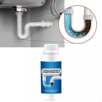 Агент для очистки канализационных труб, очиститель раковины и канализации для туалета