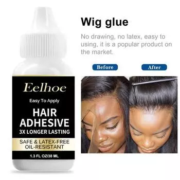 Агент нераздражающий водонепроницаемый легкий клей для волос парика клей для красоты