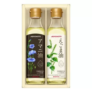 AGF Ajinomoto Gift Perilla Oil & Linseed Oil Gift 2 бутылки [Льняное масло] [Пищевое масло] [Масло Gift]