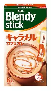 AGF Blended Stick Caramel Cafe au Lait 8 бутылок x 6 коробок [Stick Coffee]
