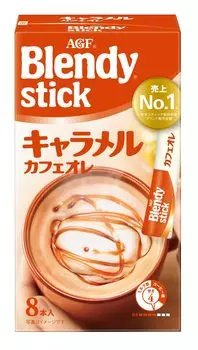 AGF Blended Stick Caramel Coffee au lait 8 бутылок x 6 коробок [Stick Coffee]
