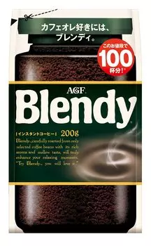 AGF Blendy bag [Instant coffee] [Water-soluble coffee] [Cafe au lait as you like] [Refill] 200g (x 1)