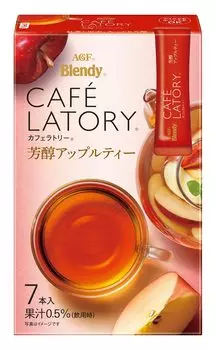 AGF Blendy Caf Latry Stick Rich Apple Tea 7 бутылок x 6 коробок [Фруктовый чай] [Черный чай в стиках]