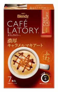 AGF Blendy Cafe Latry Stick Rich Caramel Macchiato 7 бутылок x 6 коробок [Stick Coffee] 11,5 г (х 42)