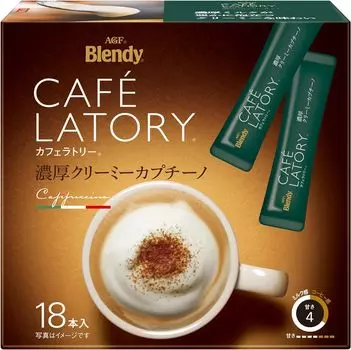 AGF Blendy Cafe Latry Stick Rich Creamy Cappuccino 18 шт.