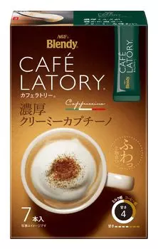 AGF Blendy Cafe Latry Stick Rich Creamy Cappuccino 7 бутылок x 6 коробок [Stick Coffee]