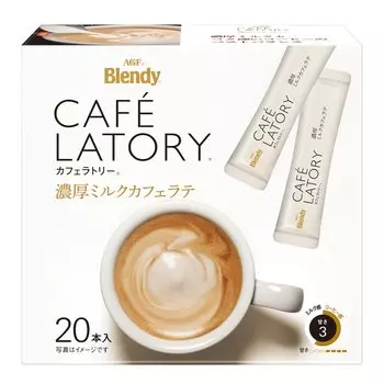 AGF Blendy Cafe Latry Stick Rich Milk Cafe Latte 20 бутылок x 3 коробки [Stick Coffee]