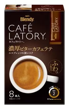 AGF Blendy Cafe Latte Stick Rich Bitter Cafe Latte 8 бутылок x 6 коробок [Stick Coffee]