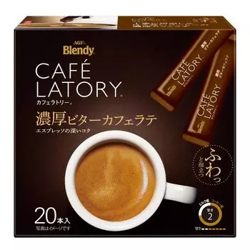 AGF Blendy Cafe Latte Stick Rich Bitter Cafe Latte 20 бутылок x 3 коробки [Stick Coffee]