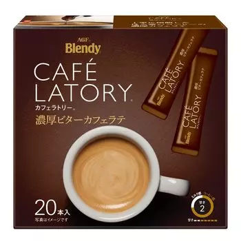 AGF Blendy Cafe Latte Stick Rich Bitter Cafe Latte 20 бутылок x 3 коробки [Stick Coffee]
