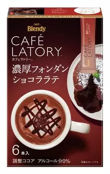 AGF Blendy Cafe Latte Stick Rich Fondant Chocolate Latte 6 бутылок x 6 коробок [Какао-палочка] [Сладкий латте] [Порошок]