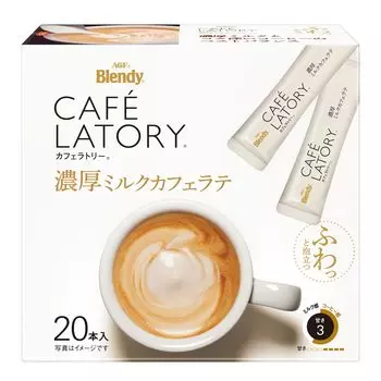 AGF Blendy Cafe Latte Stick Rich Milk Cafe Latte 20 бутылок x 3 коробки [Stick Coffee]