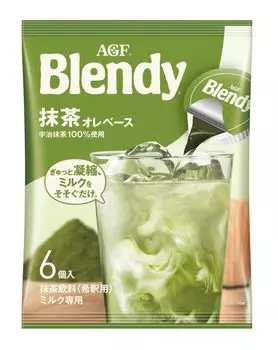 AGF Blendy Potion Matcha Ole Base 6 шт. x 12 пакетиков [Концентрированный]