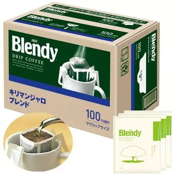 AGF Blendy Regular Coffee Drip Pack Kilimanjaro Blend 100 пакетиков [Drip Coffee]
