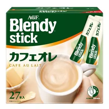 AGF Blendy Stick Cafe au Lait [кофе в палочках] 27 штук (х 1)