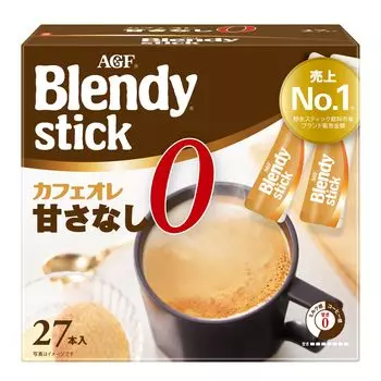 AGF Blendy Stick Cafe au Lait Несладкий 27 шт [Stick Coffee]