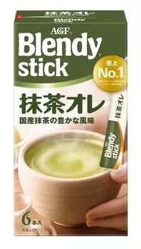 AGF Blendy Stick Matcha Meal 6 бутылок x 6 коробок [Порошковый Matcha]