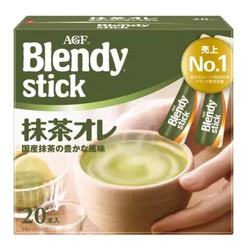 AGF Blendy Stick Matcha Ore 20 шт. [Порошкообразный Matcha] (х 1)