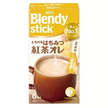 AGF Blendy Stick Melting Honey Black Tea 6 бутылок x 6 коробок [Молочный чай] [Медовый черный чай]