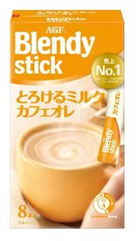 AGF Blendy Stick Melting Milk Cafe au Lait 8 бутылок x 6 коробок [Кофе в стиках] [Порошок]