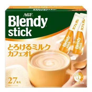 AGF Blendy Stick Melting Milk Cafe au Lait [кофе в палочках] 27 штук (х 1)