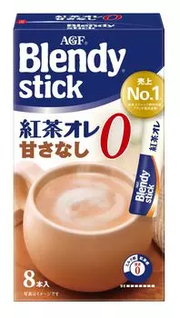 AGF Blendy Stick Tea Me Unsweetened 8 бутылок x 6 коробок [Молочный чай] [Несладкий]