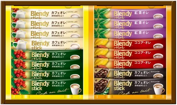 AGF Gift Blended Stick Cafe au Lait Collection 16 бутылок кофе [Подарочный кофе] [Кофе в стиках] [Подарочный кофе в стиках]