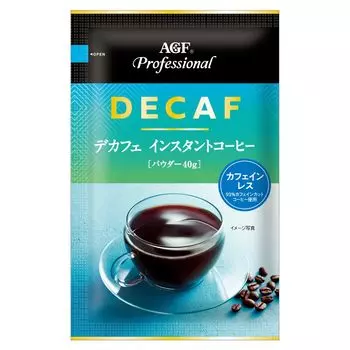 AGF Professional Decaf Instant Coffee 40g Soluble [Caffeineless] [Instant Coffee] [Water Coffee]