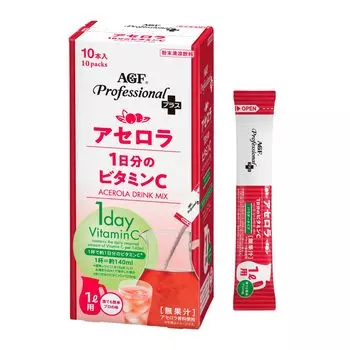 AGF Professional Plus Acerola 1 стоимость витамина C 1 л 10 бутылок коммерческих дней [Для использования] [Фрукты]