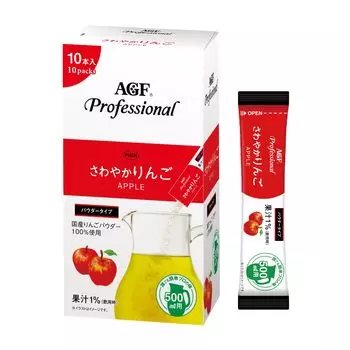AGF Professional Refreshing Apples 500 мл 10 бутылок [Коммерческое использование] [Фрукты] [Яблоко]