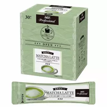 AGF Professional Rich Matcha Latte 30 бутылок Порошок