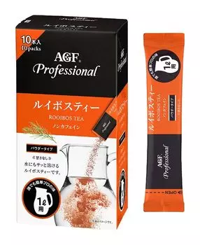 AGF Professional Rooibos Tea 1 л 10 бутылок DecafNon-Caffeine Powder