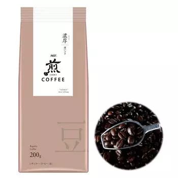 AGF жареный обычный кофе в зернах Rich Deep Rich 200 г x 2 пакета [Кофейные зерна] [Кофейный подарок]