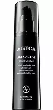 AGICA Adult Rough Aging Skin Изготовлено в 45 г AGEX ACTIVE PREMIUM GEL Мужской гель «все в одном», акне, кожа, пятна, тусклость, уход, мужской уход, квазилекарство,