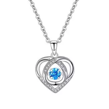 Agile Love Ожерелье в форме сердца для женщин, японское и корейское Простое бьющееся сердце Подвеска Цепочка на ключицу