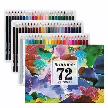 Agracelady 72 цвета цветные карандаши раскраски набор художественных карандашей Brutfuner цветные карандаши для взрослых студентов детей раскраски раскраски карандаши
