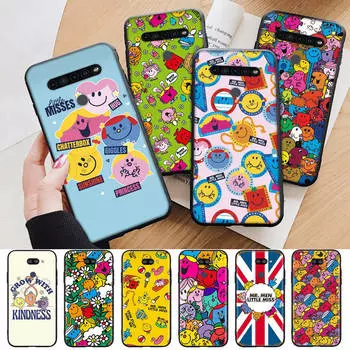 AH40 Mr Men Little Miss черный чехол для Xiaomi Poco X6 M5 M6 F5 F6 F1 C65 C55 C50 C51 C40 Redmi Note 7 8 14C A3X 13C 12C 11 10A 9C Pro Sofe Cover Redmi Note 9 Pro Max капри