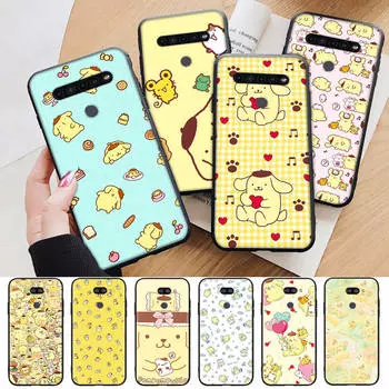 AH47 Pompompurin черный чехол для iPhone 16 15 Plus 14 13 12 11 Pro 8 7 6S SE 5S X XR XS Max Realme C30 C33 C31 9I Huawei Y8P Y9 Sofe Cover iPhone 14 Pro гагат