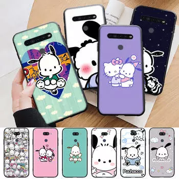 AH48 Pochacco черный чехол для Samsung Note 20 Lite S24 Ultra S23 S22 A05 A06 A11 A71 A15 A16 A13 A24 A25 A33 A52 A53 M55 M35 мягкий чехол Samsung A25(161mm) зелёный