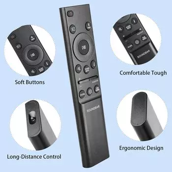 AH81-15498A Запасной пульт дистанционного управления для Samsung Soundbar HW-B550 HW-B53M HW-B53C HW-B530 HW-B450 HW-B650 HW-B43C HW-B63C HW-B67E HW-B67C HW-B45E чёрный