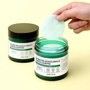 AHA-BHA-PHA 30-дневная Truecica Clear Pad