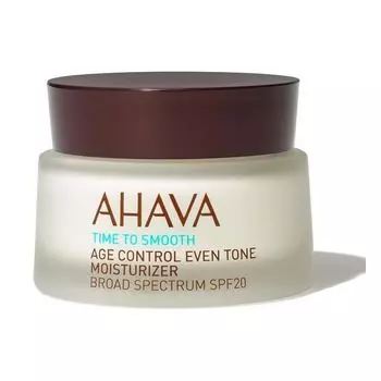 Ahava Time To Smooth Age Control Увлажняющий крем для выравнивания тона кожи Spf20 50 мл